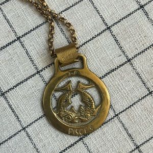 Vintage Pisces Necklace